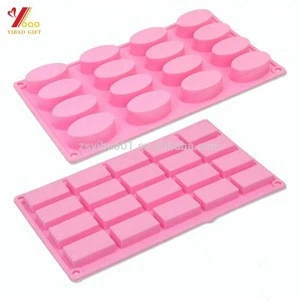Custom Eco-Friendly Silicone Soap Molds Baking Cake Molds factory supplier