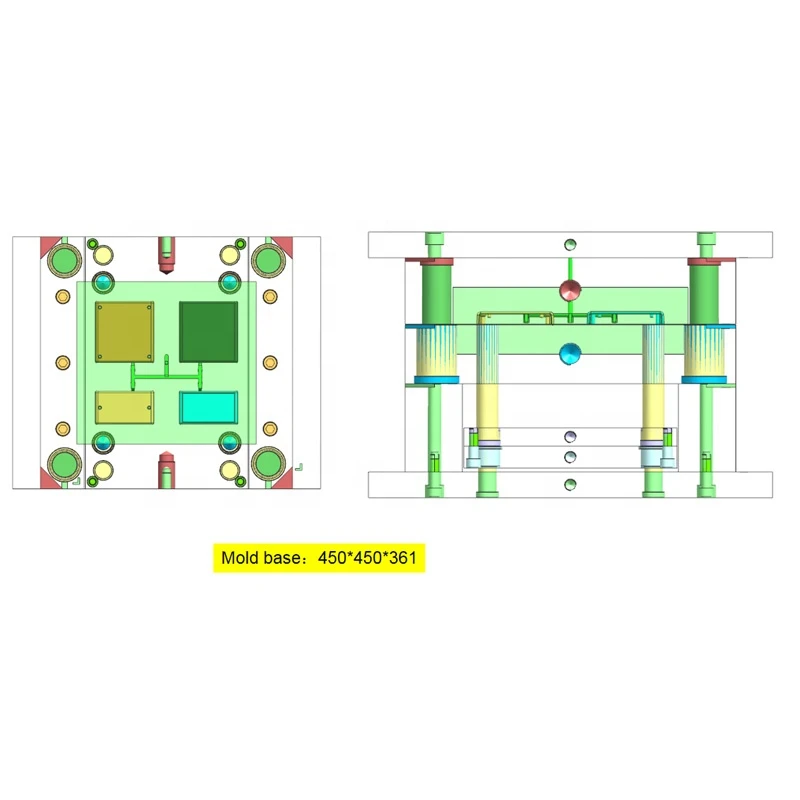 Custom electronic parts plastic injection mold molding factory