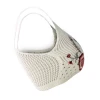 Custom embroidery white crochet vest knit camisole pattern