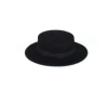 Custom High Quality Classical Black Gentle Man Top Fedora Hat with Reasonable Price