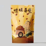 Custom High quality definition printed candy snack food plastic packaging standing bags