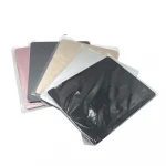 Custom logo fashion simple waterproof metal aluminum alloy office game mouse pad