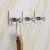Import Custom Mirror Finish Polished Adhesive Hook Self Key Rack Coat Hanger Family Robe Hats Bag Key Adhesive Wall Hanger Hook from China