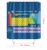 Import Custom photo shower curtain periodic table digital printed bathroom 4-piece set of buttonholes from China