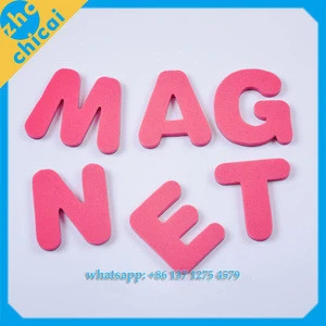 Custom premium educational toys | ABC number teaching EVA foam magnetic alphabet letters
