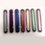 Custom Printed Glass Nail File Durable Nail Emery Board Colorful Double Side Crystal Nail File
