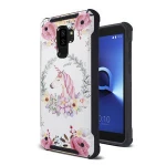 Custom printed logo Design decorative 2 in 1 shell smart cell phone cover tpu pc housings mobile phone case for samsung case s9