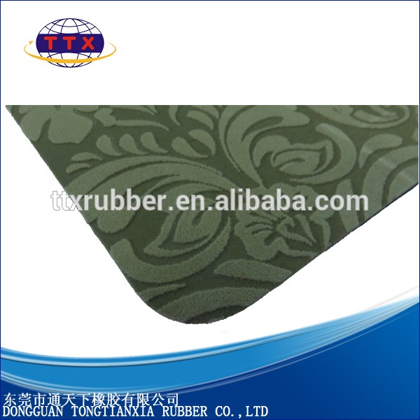 Custom Printed Natural Rubber Floor Mat anti-slip