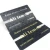 Custom Printer Printing Clear Plastic PVC Black Business VIP Card With Barcode