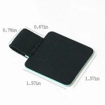 Custom Self-adhesive PU Leather Pen Holder with Elastic Loop for Notebooks, Journals, Planners and Calendars