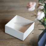 Custom Wholesale Unique Design Square Concrete Desktop Mini Storage Box Entrance Bathroom Bedside Storage Box