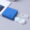 Customizable Color Plastic Contact Lenses boxes travel kits magnetic induction stylish simple portable Contact Lenses Cases