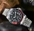 Import Customizable logo designer chronograph calendar watch, stainless steel waterproof watch, luminous business watch from China