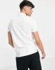 Customized Good Quality White T-Shirt 210gsm Pique Cotton Mens Polo Shirts