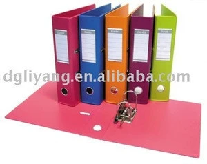 Customized hard Paper cardboard file hoder with Ring Binder