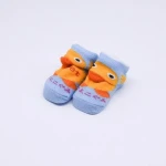 Cute cartoon design 100% pure cotton baby socks