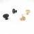 Import CX880 Furniture Hardware Gold &amp; Black Zinc Alloy Solid Drawer Round Cabinet Handle Knob from China