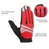 Cycling Gloves Full finger Cycling Gloves Leather Gloves Mountain road 5MM pads
