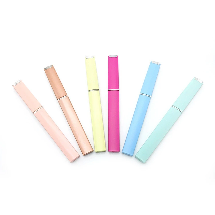 Cystal glass nail file in plastic case color customized glass nail file manufacturer