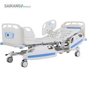 D8d 5 Function Electric portable ABS Reclining Hospital Therapy Bed With Casters