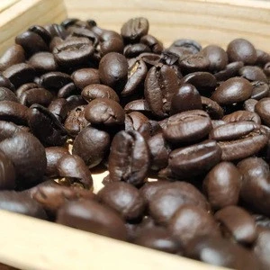 Dark Roasted Coffee Beans with Arabica & Robusta