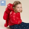 DB4669 dave bella winter infant coat baby girls boys eight color with bags coat white duck down padded jacket baby coat