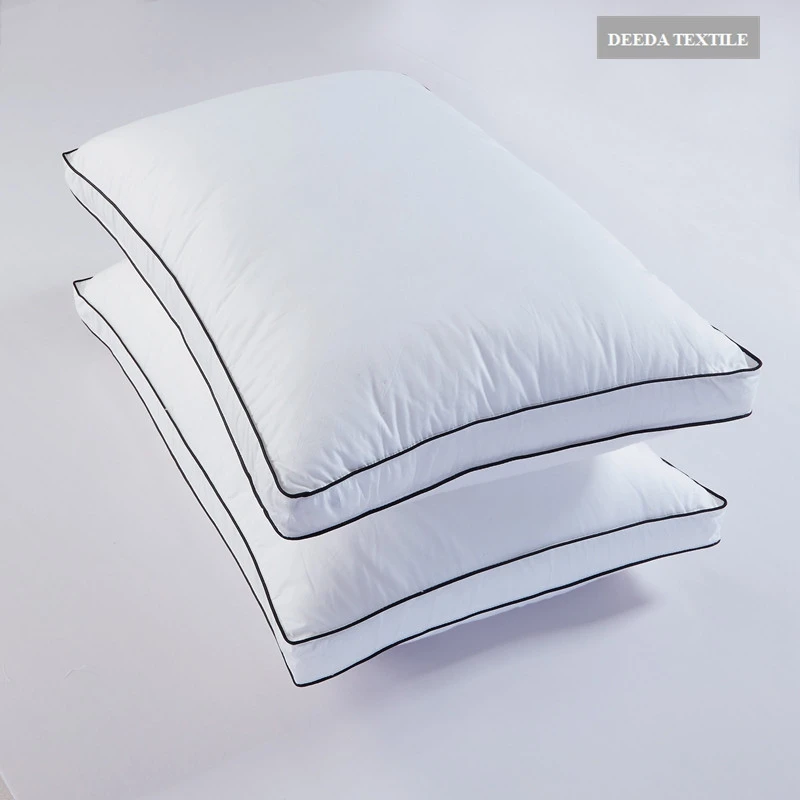 Deeda factory high quality siliconized microfiber hotel pillows