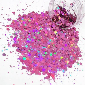 Diffent Colour Types Chunky Glitter Powder