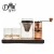 Import Diguo 400ml Brown Color Portable Cold Brew Pour Over Coffee Tea Maker Gift Set Packaging For Tea Coffee from China