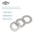 Import Din9021 din125 metal round or square carbon steel flat washers from China