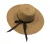Import Direct sales cheap foldable adjustable panama straw hat with raffia bowknot from China