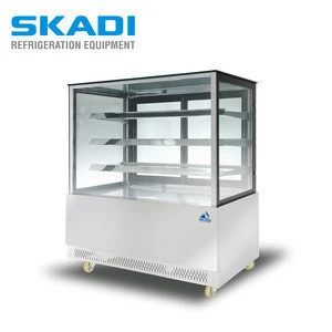 Display refrigerator open refrigerated counters fridge meat refrigeration case cabinet glass showcase cooler supermarket fruit
