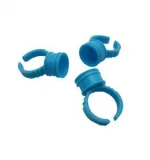 Disposable Plastic Glue Rings Holder for Eyelash Extension adhesive tools accessories