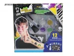 DIY fashion boys glitter body art temporary tattoo