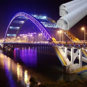 DMX512 LED RGB Digital Tube For Bridge Lighting Project