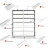 Double-Sided Library/School/Home/Office Furniture Steel Bookshelf