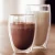 Import double wall glass cup water cup coffee mug drinking cup from China