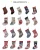 Import drawing christmas stocking craft,yellow christmas stocking hot sale from China