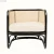 Import Dreamhause Rattan chair single seat sofa chair Nordic living room furniture Hotel backrest chair from China