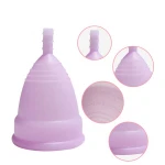 Dropshipping Private Label Reusable Soft Vegan Menstrual Cup