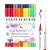 Import Dual tip brush marker watercolour calligraphy Color Nylon Real Felt Tip Brush from China