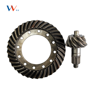 Dump truck differential crown wheel and ring pinion
