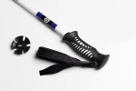 Durable Adult Double Color Handle Aluminum 6061 Racing Ski Pole, Grass Ski Pole, Dry Ski Pole