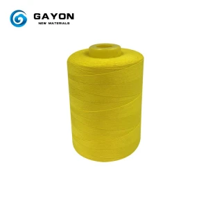 dyed permanent flame retardant meta aramid sewing thread antistatic yarn for sale firefighter suit