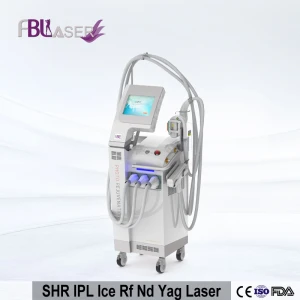 e light ipl rf beauty equipment / spa shr ipl hair removal / e-light ipl rf+nd yag laser multifunction machine
