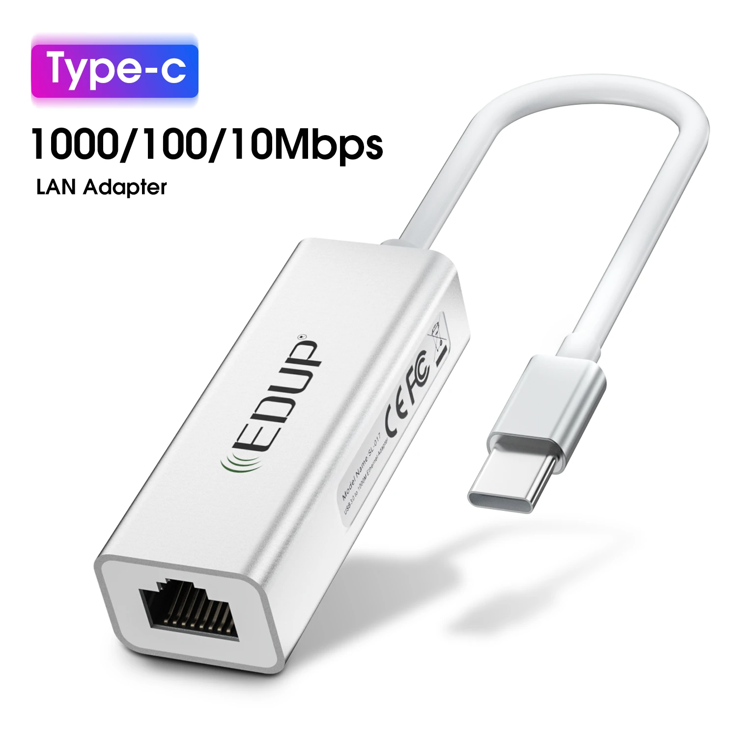 EDUP USB 3.0 to LAN 1000Mbps Ethernet RJ45 Network Adapter for Windows 10/8/7/Vista/XP