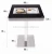 EKAA digital touch screen  lcd table clocks for real estate