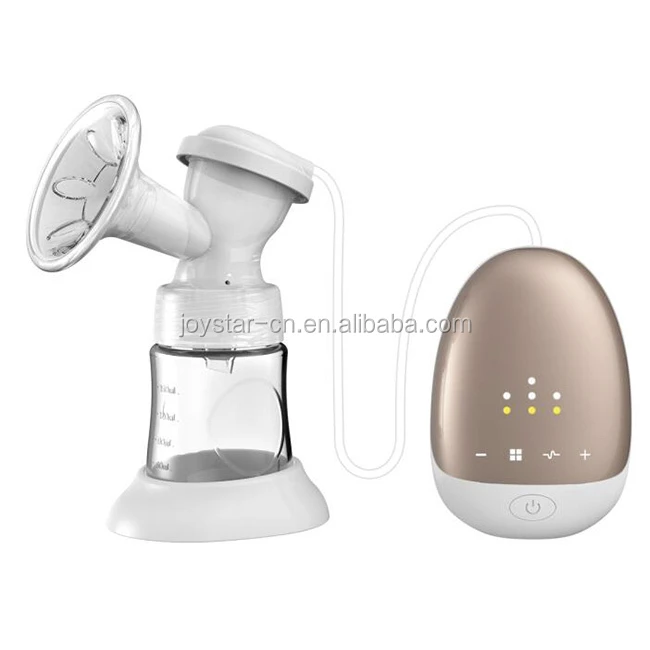 Electric breast pump with rechargeable battery