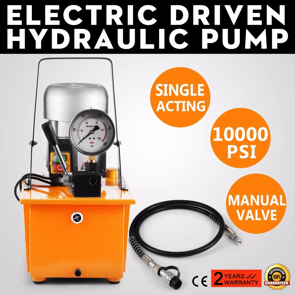 Electric Driven Hydraulic Pump 10000PSI (Single acting manual valve) ZCB-63A