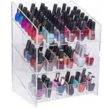 Elegant 3-ties acrylic nail polish display racks